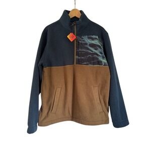 NWT Billabong Adventure‎ Division Fleece Pullover Jacket Mens - size Medium